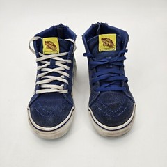 VANS x Spongebob Squarepants Zip High Top Shoes Youth’s Size 2 Skate Blue 721356