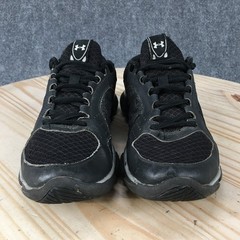 Under Armour Micro G Assert V Shoes Youth 5 Sneakers 1242012-001 Leather Black