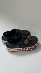 Crocs Kids Clogs Navy Blue Red Paw Patrol Charms Size C9 Toddler Slip On