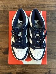 Nike Dunk High GS ‘White Navy’ (size 6y/wmns 7.5)