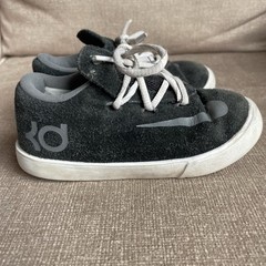 Nike KD (Kevin Durant) Vulc Casual Sneakers Toddler Size 8c Black/Grey/White