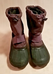 Ozark Trail Kid’s Slipon Water Resistant Duck Boot Purple Pink Black Size USA 13