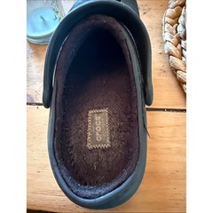 Crocs Kids Classic Lined Clogs Black Fuzz Cozy Slippers Size Junior 3 J3