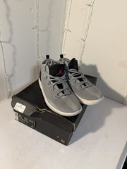 Nike Air Jordan Formula 23 GG Gray Black Pink Youth 7Y EUR 40 Basketball Shoes