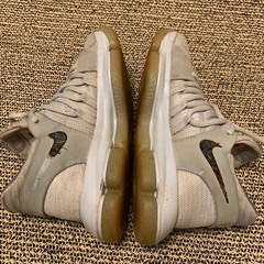 Nike Zoom KD 10 Kevin Durant Wolf Grey/Multi Color Kids Shoes Size 6Y AH0895-900