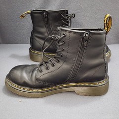 Dr. Martens Doc AirWair Combat Boots Youth Junior Kids Size 3 Black 1460 J Goth