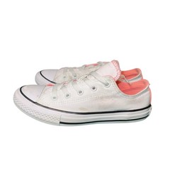 Converse Chuck Taylor All Star Low Top Double Tongue White Orange 659998F Kid 2Y