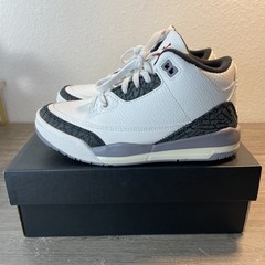 Nike Air Jordan 3 Retro PS Summit White Fire Red Size 1.5Y DM0966-106