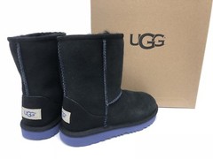 UGG AUSTRALIA CLASSIC II SHORT TWINFACE SHEEPSKIN Boot 1017703K Black Nocturn
