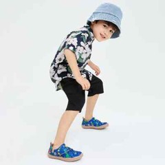 Kid Size UIN Slip On Shoes Canvas Comfortable Loafers „Jurassic Party“
