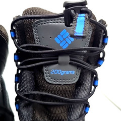 Columbia Bugaboot Youth Size 5 Black Waterproof Insulated Lace-Up Snow Boots