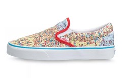 Vans Classic Slip-On Wheres Waldo Beach Kids VN0A4BUT3WO