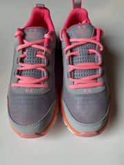 Under Armour Youth GS Assert 8 Shoes Size 5Y Gray Pink UA 3022100-100 Curry Run