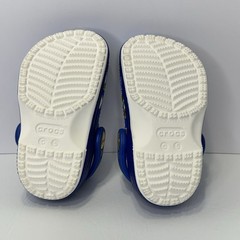 Crocs Sonic the Hedgehog Kids Blue Classic Clog With Jibbitz Charms Size C 5