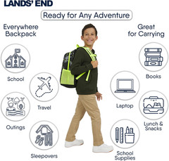 Unisex Kids Medium Classmate Lightweight Durable Elementary School Backpack, Bla