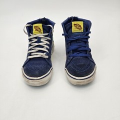 VANS x Spongebob Squarepants Zip High Top Shoes Youth’s Size 2 Skate Blue 721356