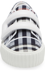 Burberry Kids‘ Mark Check Sneaker, Pale Blue Check 34 EU Little Kid A8713 US 3