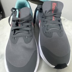Nike Star Runner 3 GS Charcoal Grey/Aqua Size 6.5Y Or 8 Womens DA2776-007