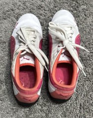Puma Drift Cat Driving Lace Up White Pink Fitness Fashion Shoes 305185 01 D94 7