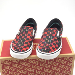 Vans ComfyCush Slip-On Plaid Red Black White Shoes VN000EYEBWW Men’s 4.5 W 6.0