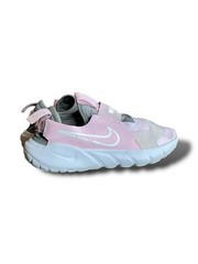 Nike Flex Runner 2 Pink Gray White Slip On Running Shoes Youth Size 3.5Y