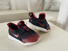 Nike Flex Runner Red/Black-White Size 7 c Toddler Sneakers Shoe Baby