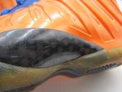 Nike Little Posite One NY Knicks Size 7Y Orange Blue Foamposite 644791-800 1O6