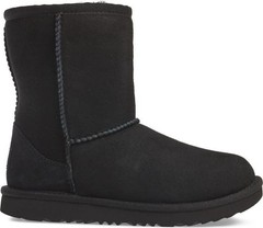 UGG Kids Classic II Waterproof Boots Black (Size 5 Big Kid) New
