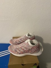 Size 4. adidas Rapidarun Laceless Knit Junior Girls Sneakers Casual D97013
