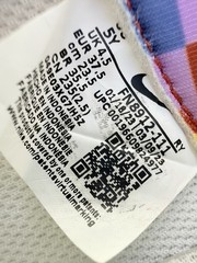 Nike Air Force 1 White Multicolor Leather Kids Sneakers 5Y FN8912-111