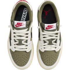 JORDAN 1 Retro Low OG SP Travis Scott Medium Olive PS DO5442-200 Kids’s Size