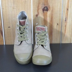 BANGS Old Pine Canvas High top Unisex Boys Size 3.5, Girls/Women Size 5