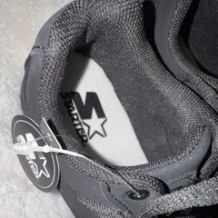 Starter Black Synthetic Sneaker Unisex Kids Lace-Up Athletic Shoes size 13