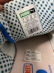 Puma Cookie Monster Blue Sued Sesame Street 50 Kids Shoes US SIZE 3C