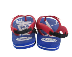 Thongs Toddlers Size 6 Mambo Style Winds Of Change Blue Red Elastic Backs 475029