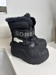 Sorel Snow Commander Kids Winter Boots Waterproof Snow Boots Size 8 Toddler