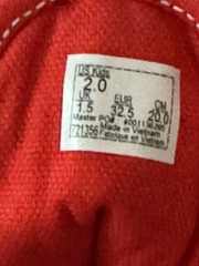 Vans Where’s Waldo Old Skool Red White Youth Size 2 Kids Shoes NWT