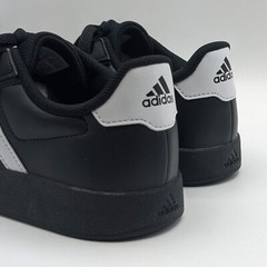 Adidas “Breaknet 2.0” Kid’s & Youth Lifestyle Court Lace Shoes (Black/White) NEW