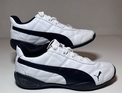 Puma Drift Cat 5 Core Kids 11.5C (Youth) White/Black Low Top Sneakers Synthetic
