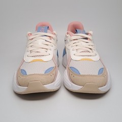 Puma RS-X Sweater Weather GS Sneakers Big Kids/Womens US 5 EU 37 White Pink Blue
