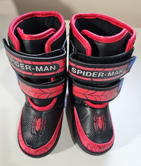 Marvel Spider-Man Kids Boots Size 8 Red, Blue, Black NWT