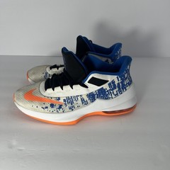 Nike Air Max Infuriate 2 Mid In White Blue Cone Colorway. Size 7Y