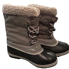Sorel Winter Yoot Pac Nylon Waterproof Snow Boots Kids Sz 7 Women’s Sz 8.5 or 9