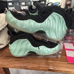 Nike Air Foamposite Pro Green/Black High Top Lace Up 12 624041-303 size sz 12