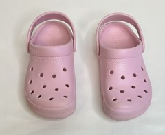 Crocs Clog Iconic Comfort Shoe Pink Size US J 3 Junior 3 Kids Youth Girls