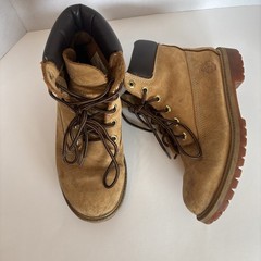 Kids TIMBERLAND 6” Premium Waterproof Boot Color Wheat Nubuck Sz 5M Model 12909
