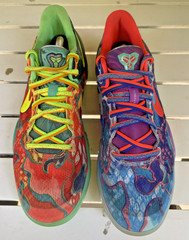 NIKE KOBE 8 „What The“ GS MULTI-COLOR TENNIS SHOES UNISEX Sz 5.5Youth/Women’s 7
