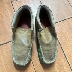 Size 2M Twisted X Boot Brown Moccasi Chukka Leather Casual no Tie down Straps