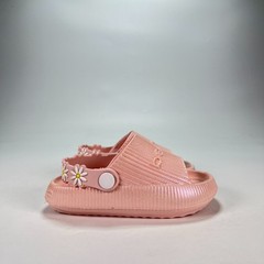 Bebe Blush Pink Lightweight Slingback Straps Slip On Slide Sandals Kids Size 7