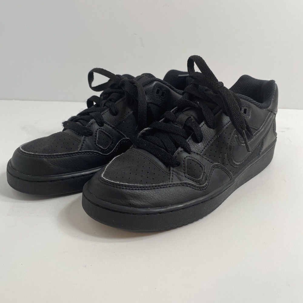Nike Son Of Force GS Triple Black Dunk Youth Sz 6Y / Women 8 615153-021